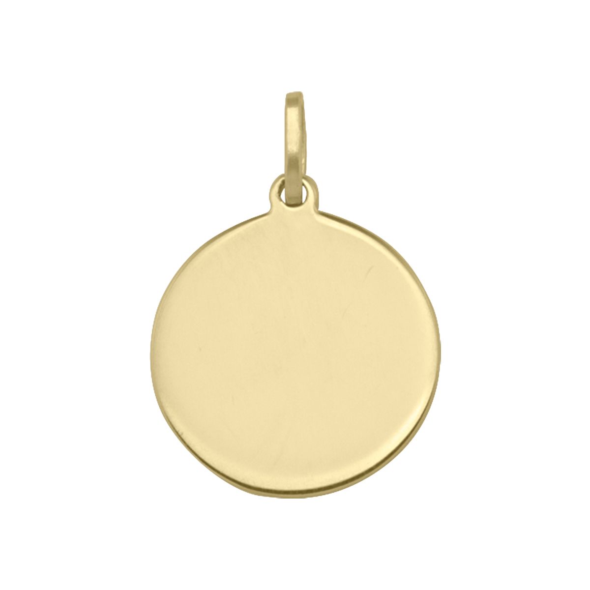 PDT0107, Gold Pendant, Engravable Dog Tag