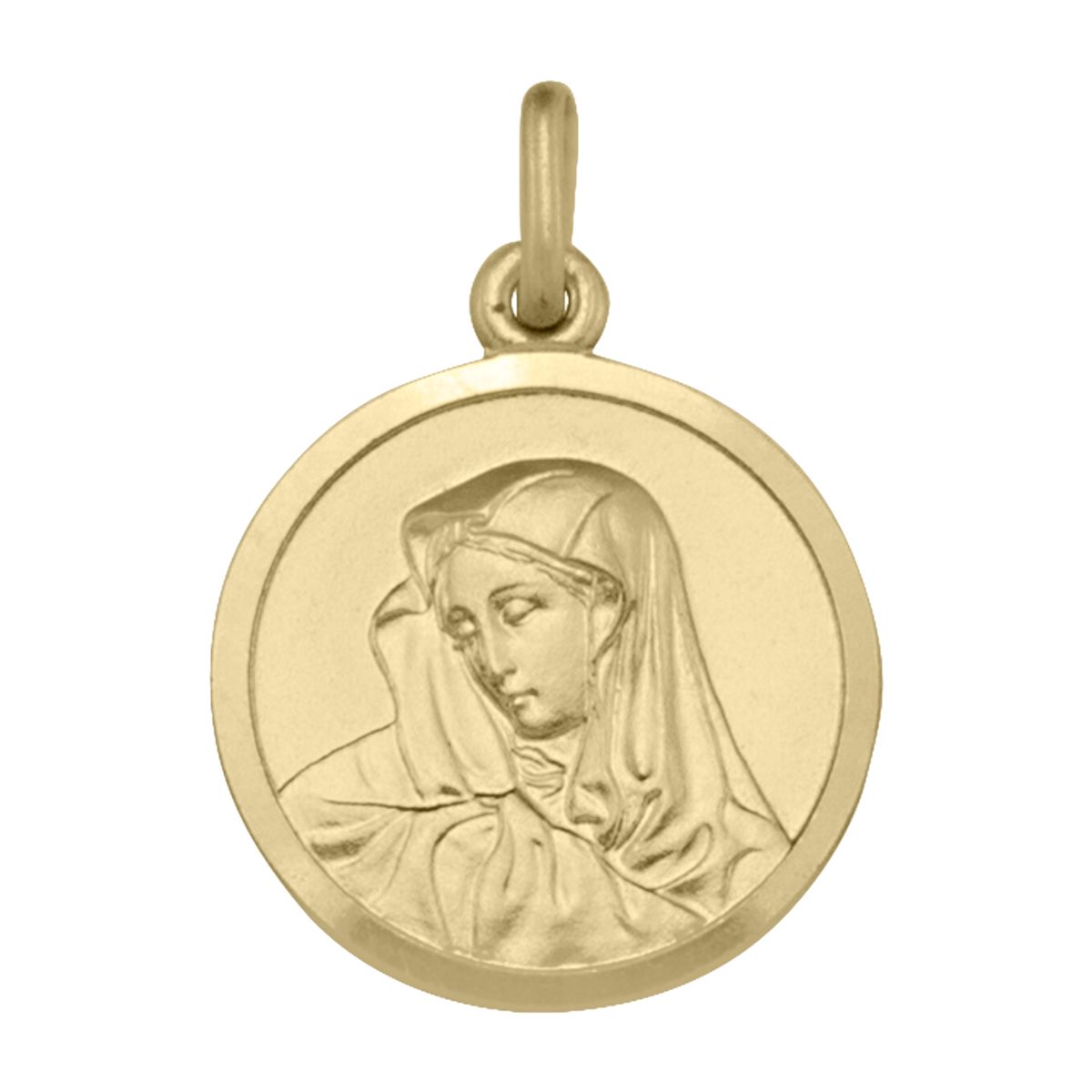 PMA0201, Gold Pendant, Madonna