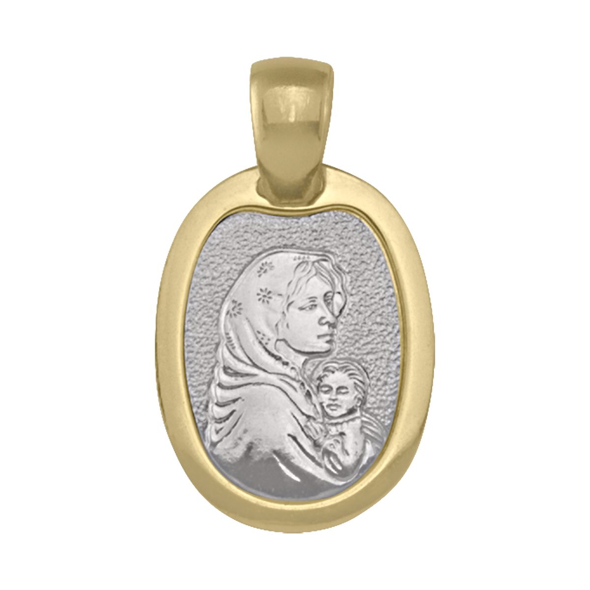 PMA0203, Gold Pendant, Madonna