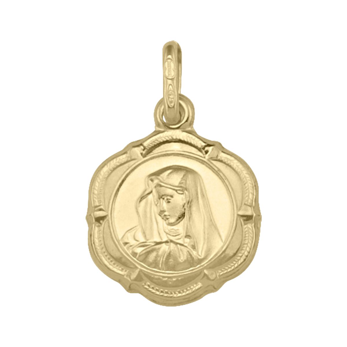 PMA0207, Gold Pendant, Madonna