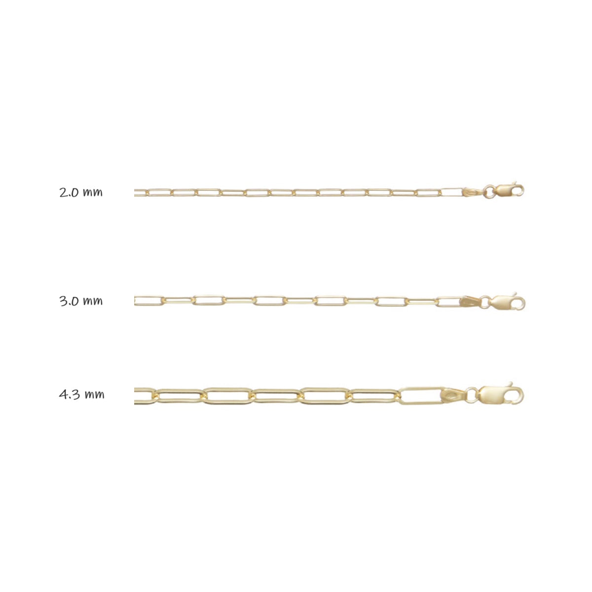 CPCLP01, Gold Bracelet, Paper Clip, Yellow Gold