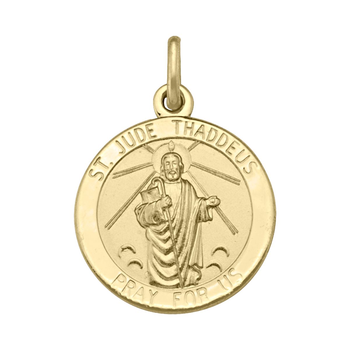 PST0307, Gold Pendant, St. Jude