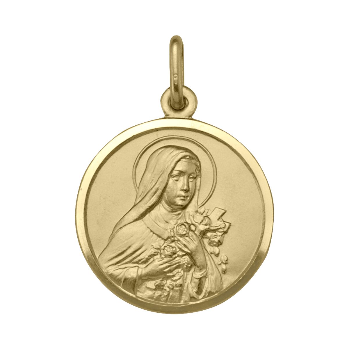 PST0310, Gold Pendant, St. Teresa