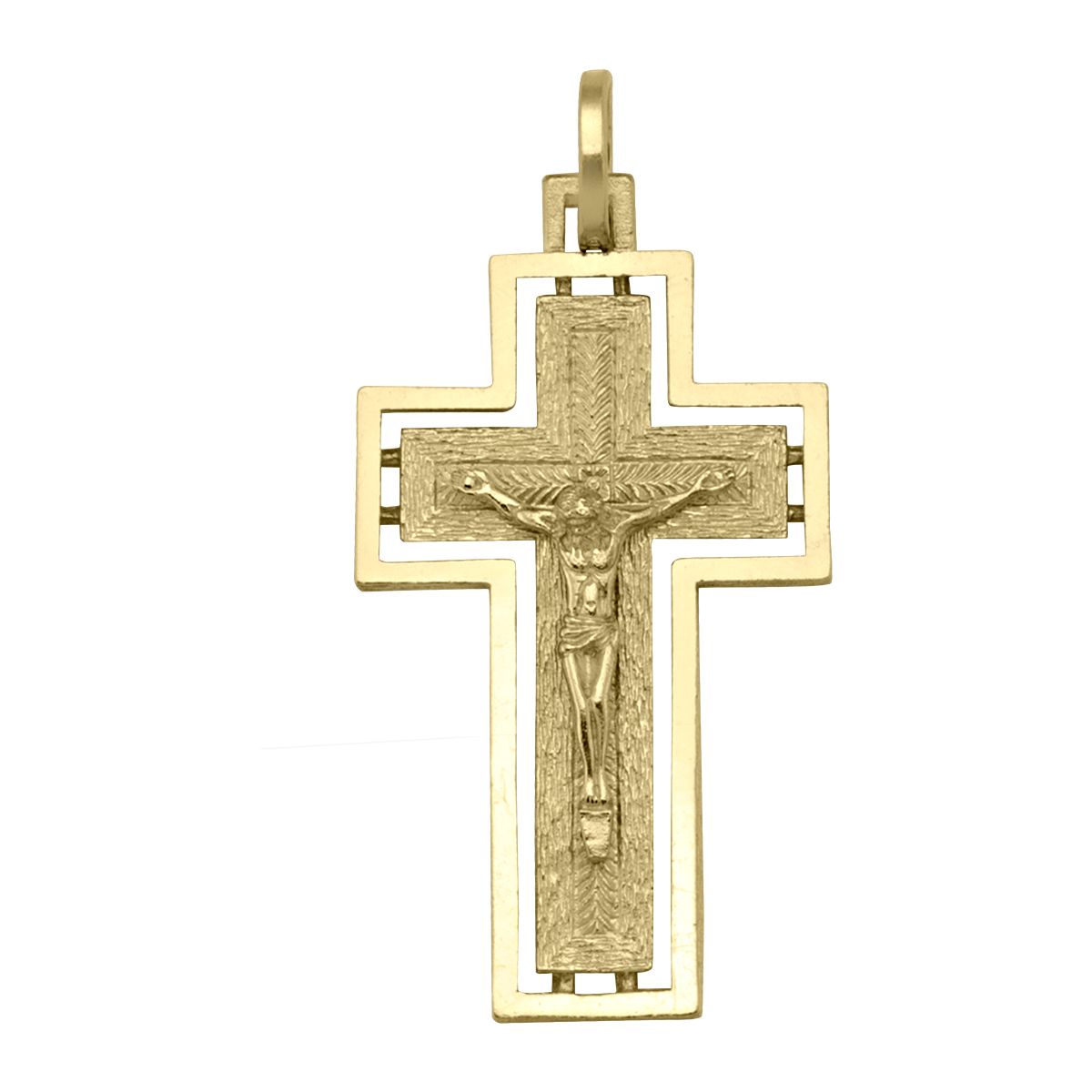 X0103,  Gold Crucifix Cross