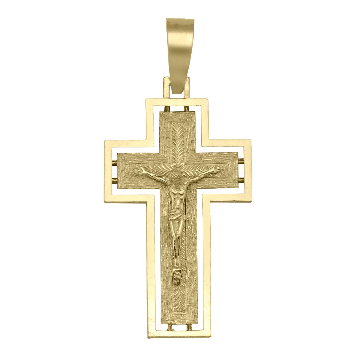 X0103, Gold Crucifix Cross