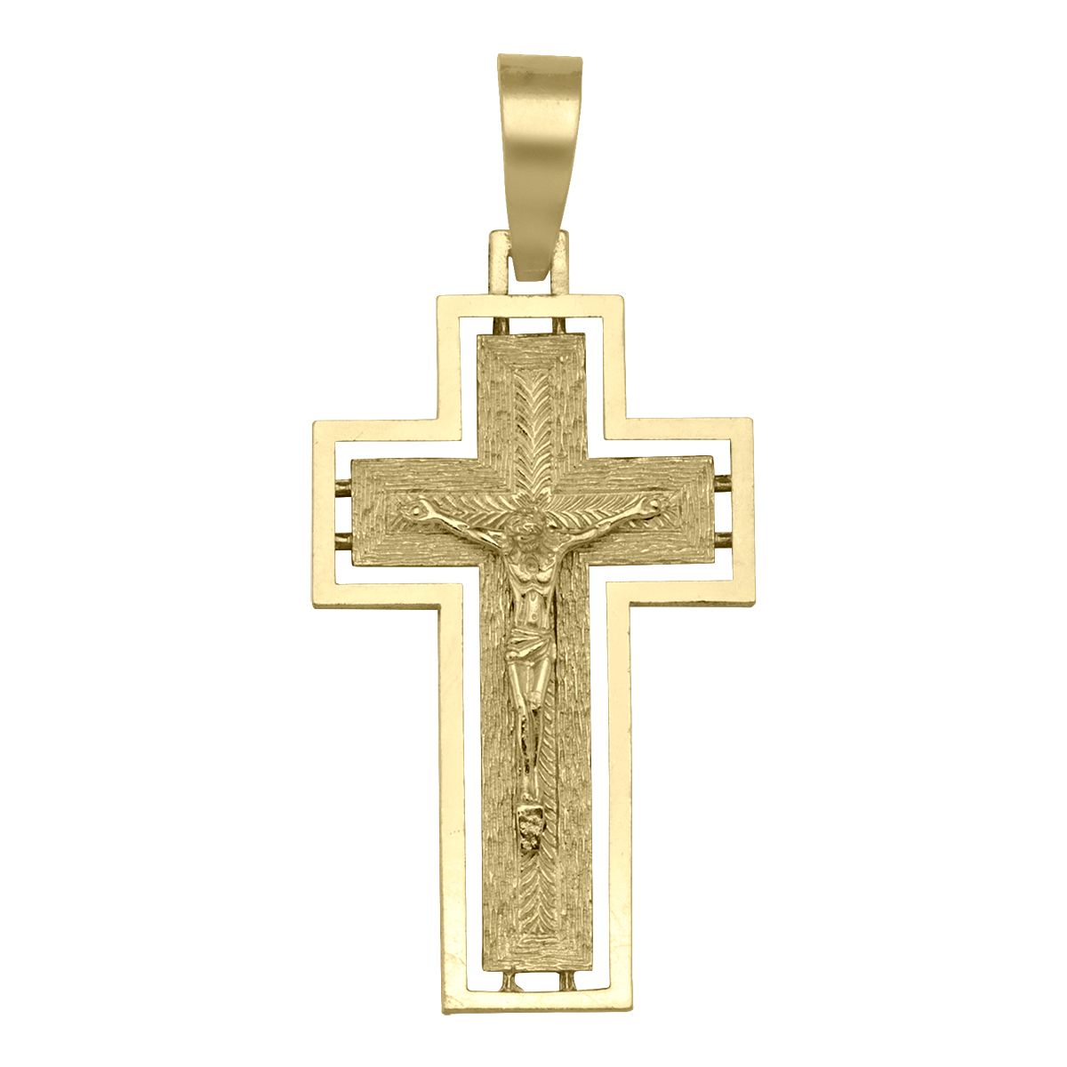 X0103,  Gold Crucifix Cross