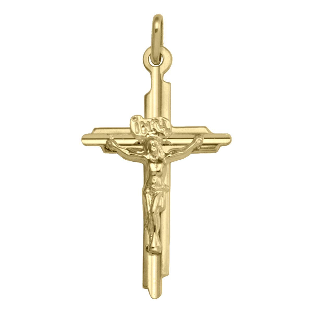 X0107, Gold Crucifix Cross