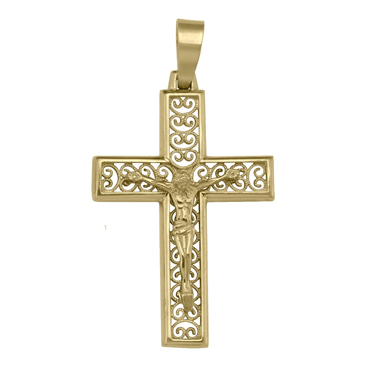 X0110, Gold Crucifix Cross