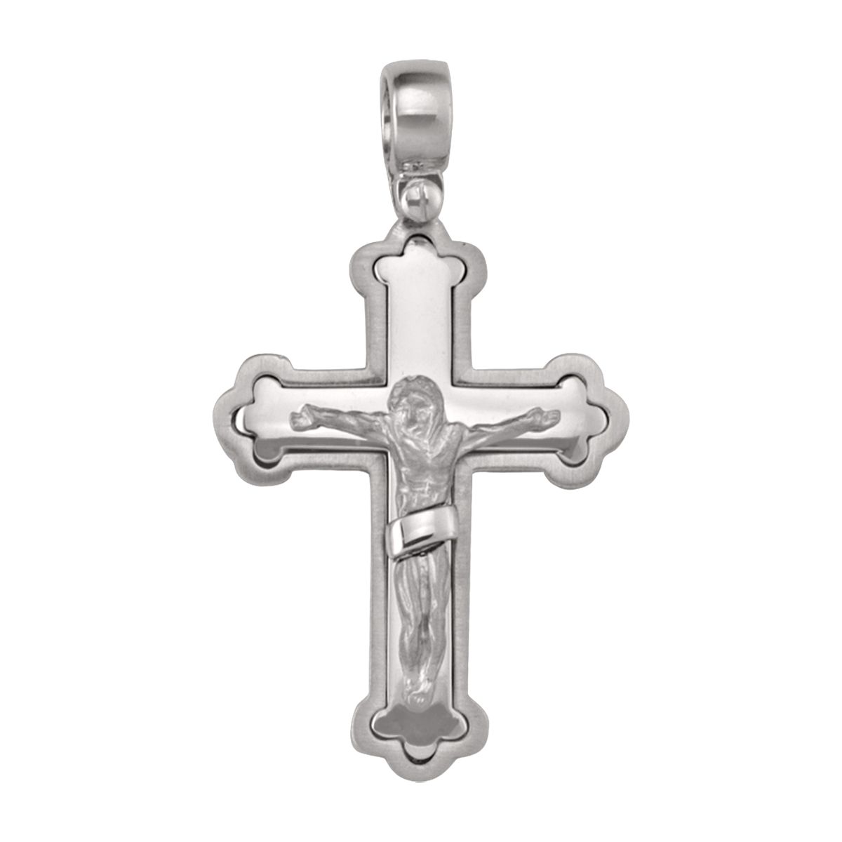 X0206, Gold Crucifix Cross, Orthodox