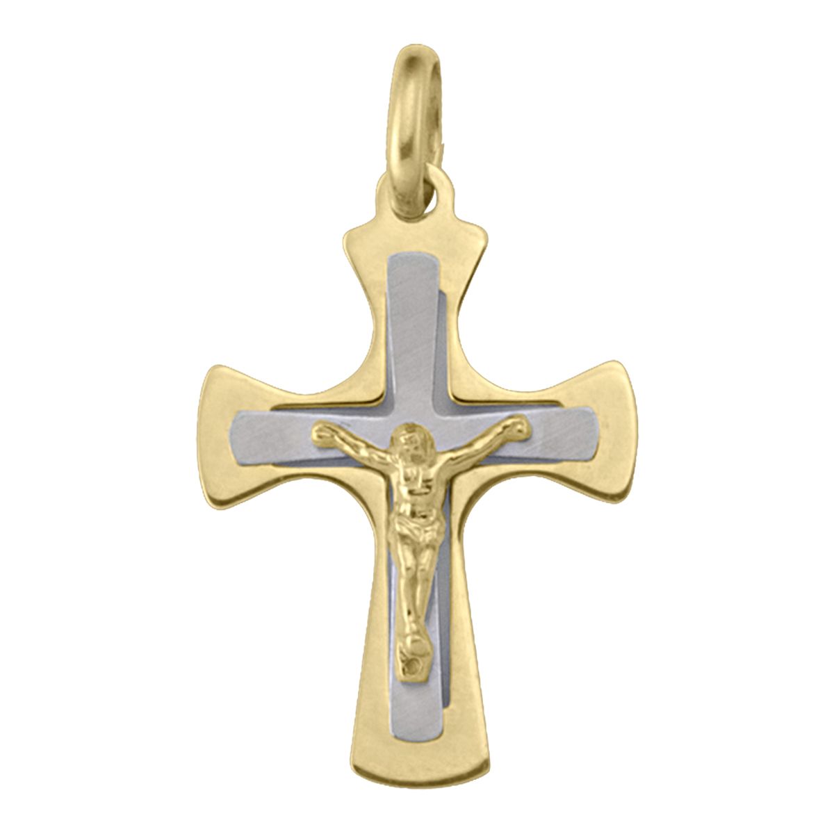 X0302, Gold Crucifix Cross