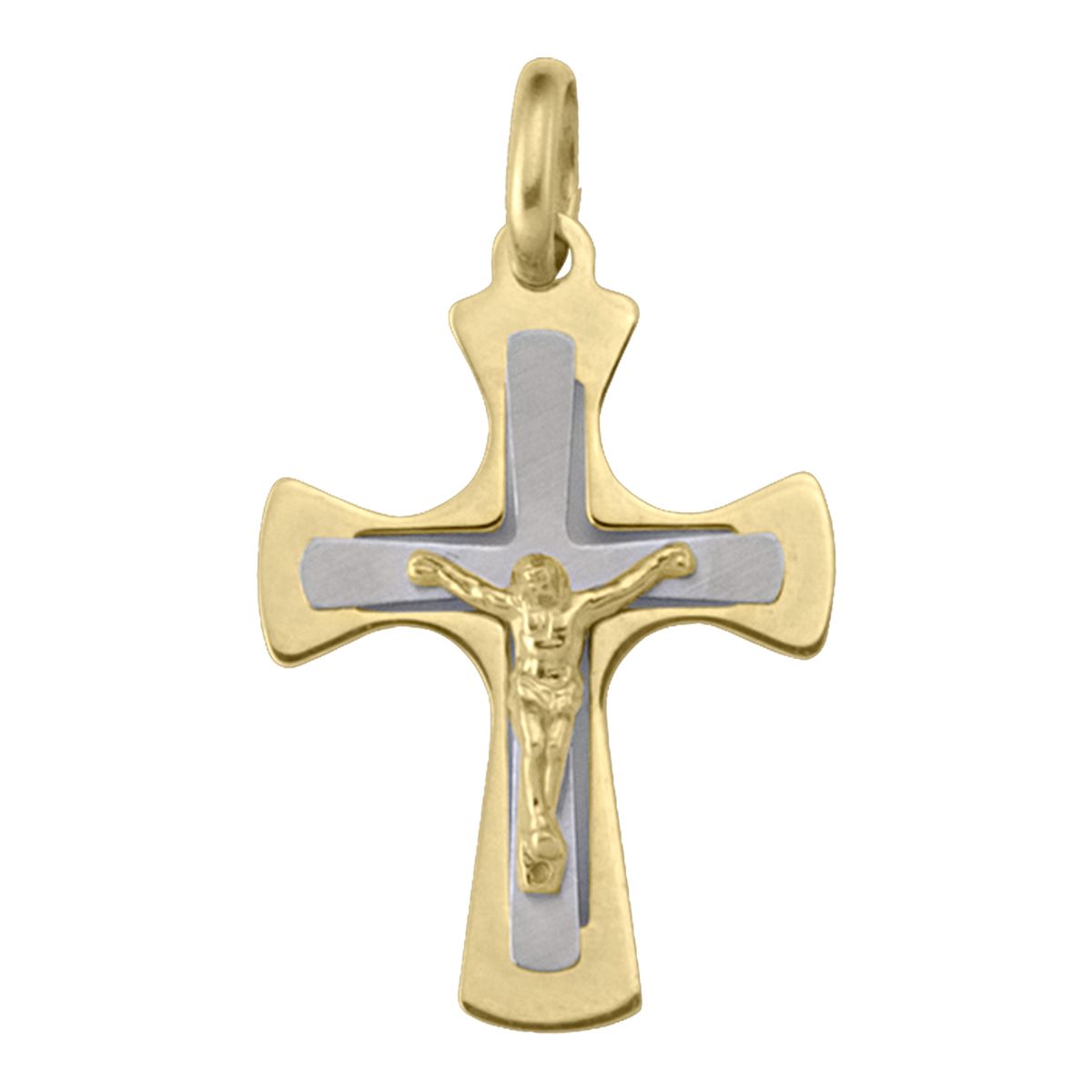 X0302, Gold Crucifix Cross