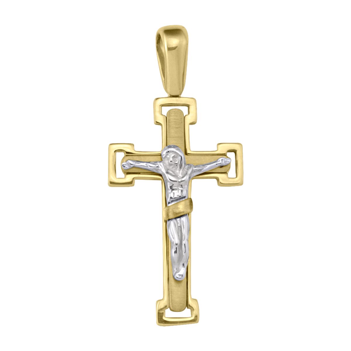 X0304, Gold Crucifix Cross