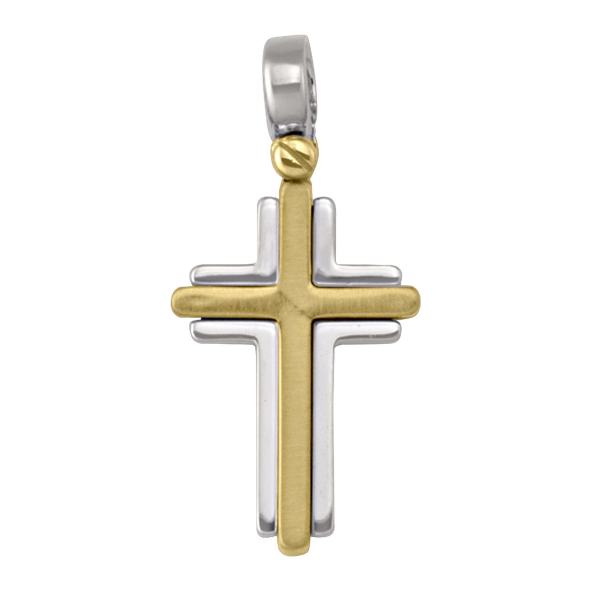X0307, Gold Cross, Modern Design