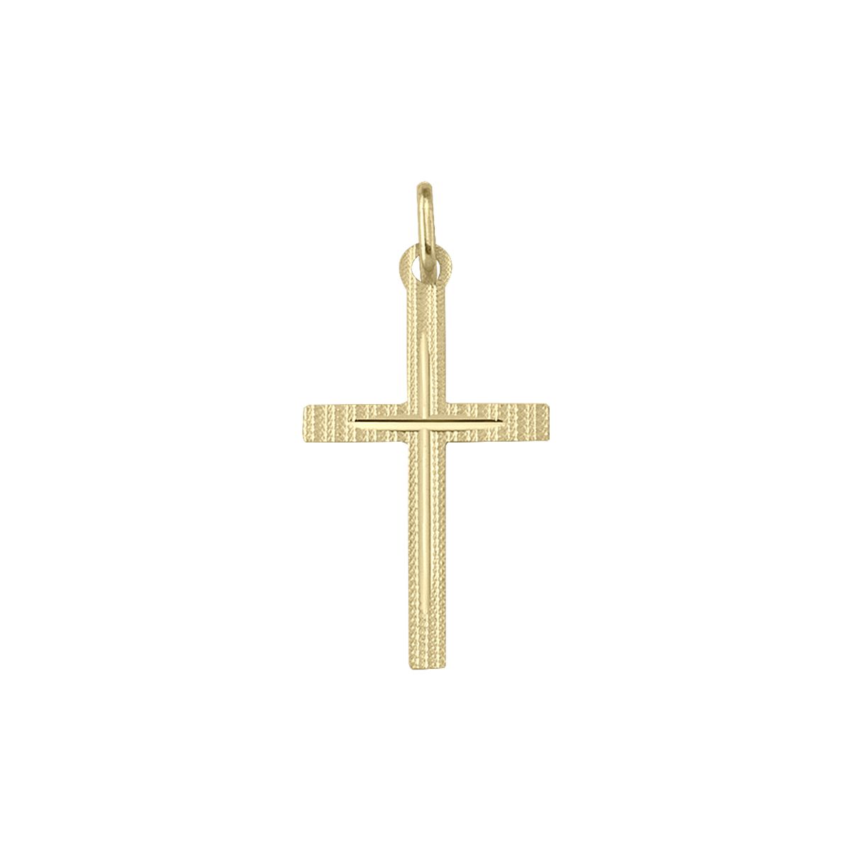 X0403, Gold Cross, Patterned Design