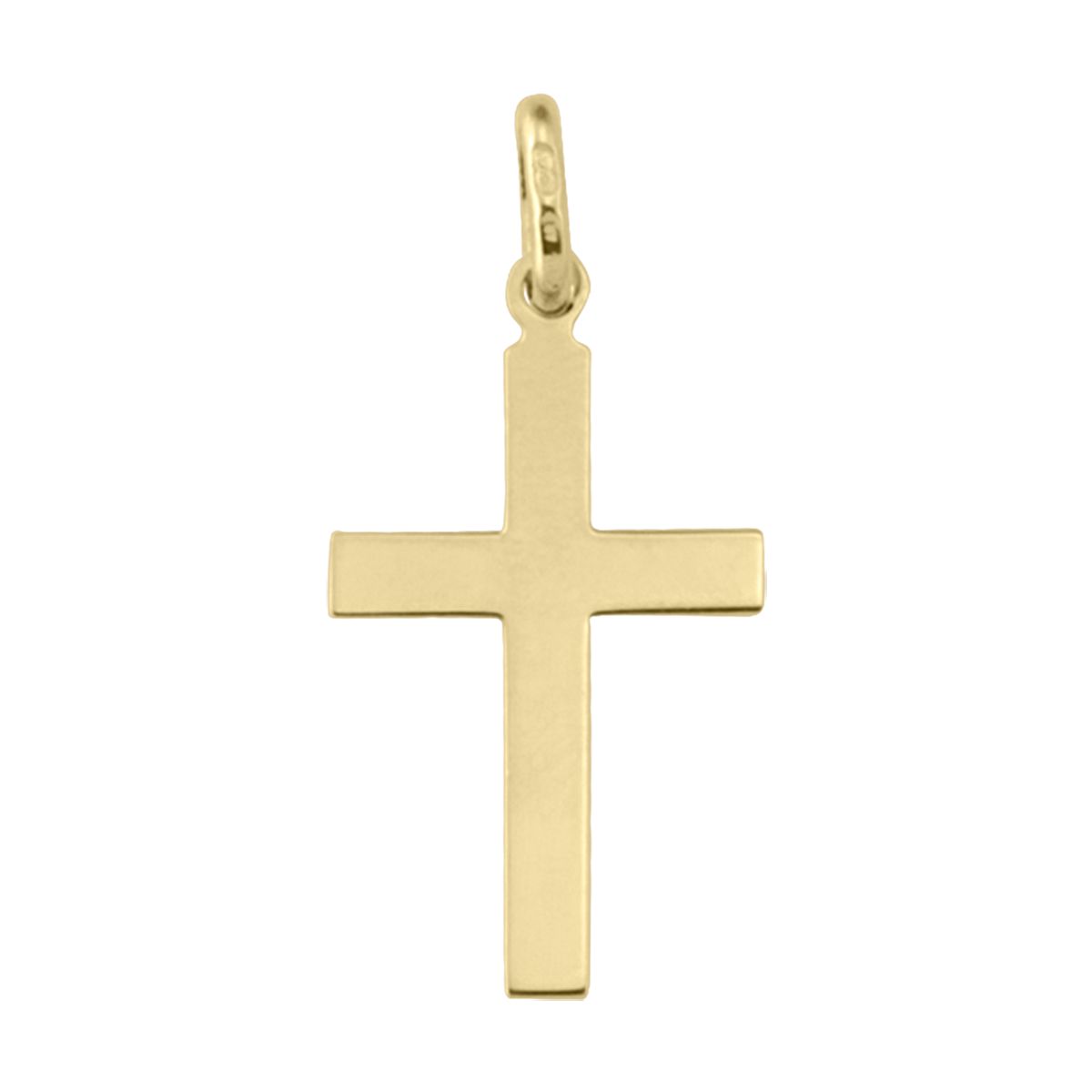 X0404, Gold Cross, Plain Flat Design