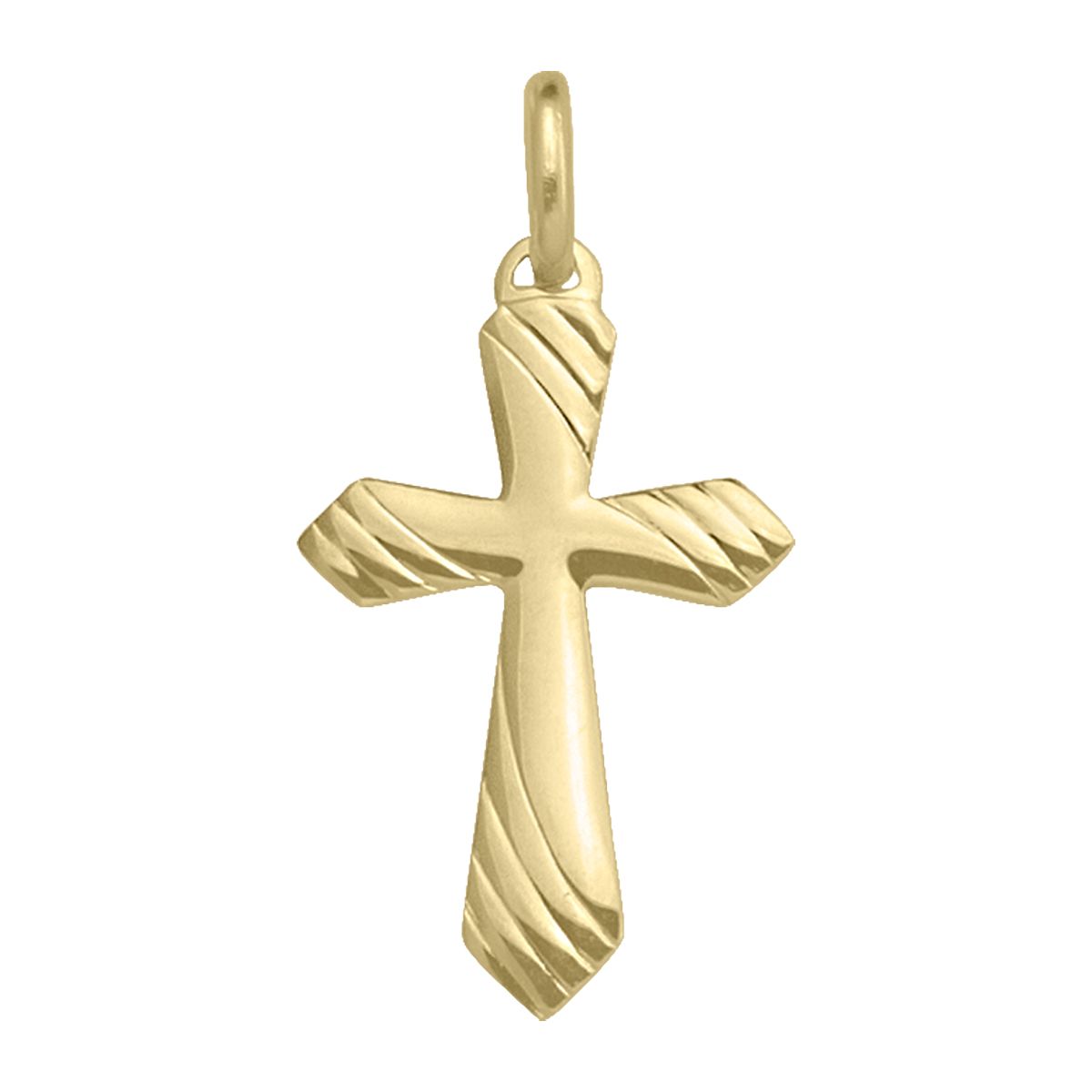 X0409, Gold Cross, Diagonal Design