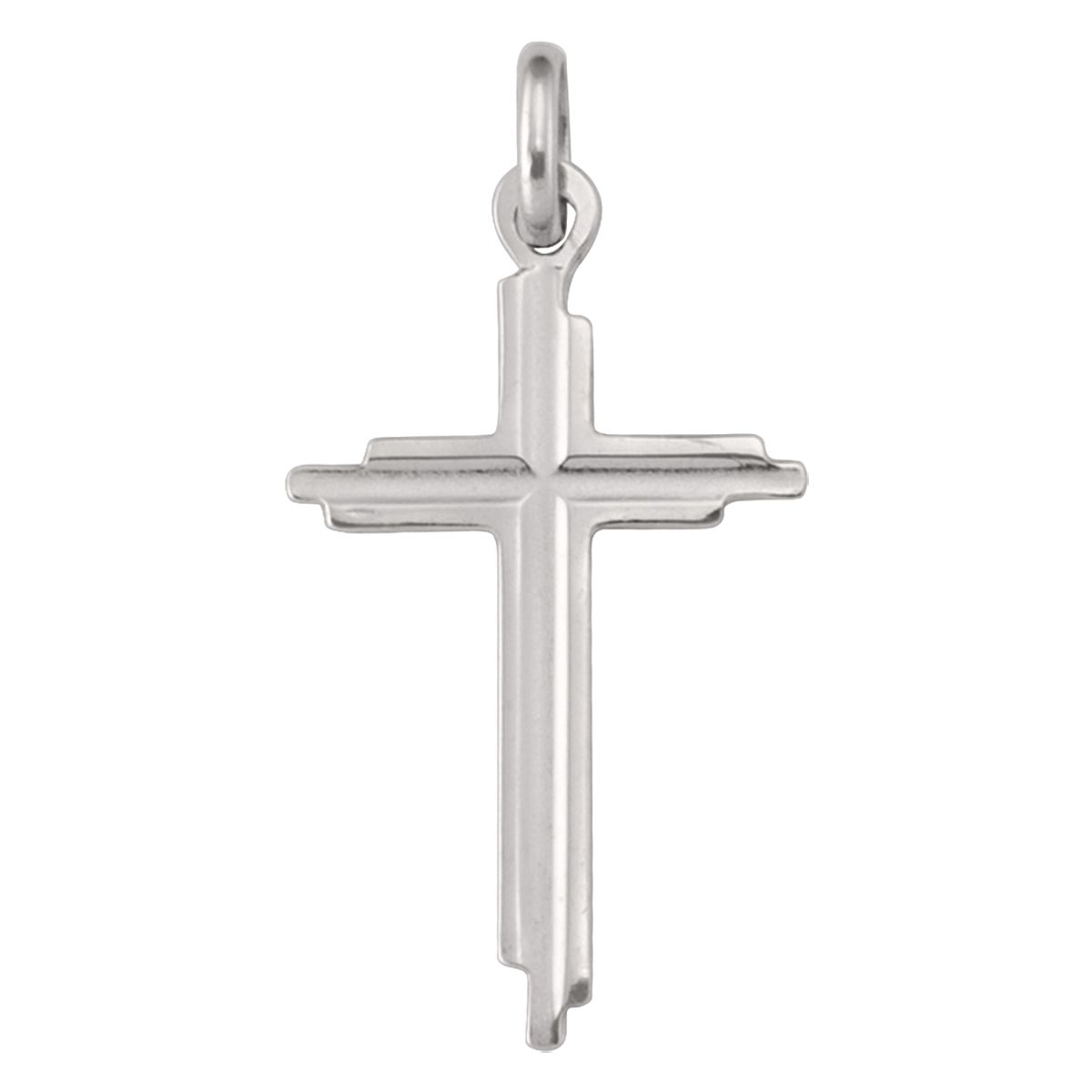 X0412, Gold Cross, Concave Design