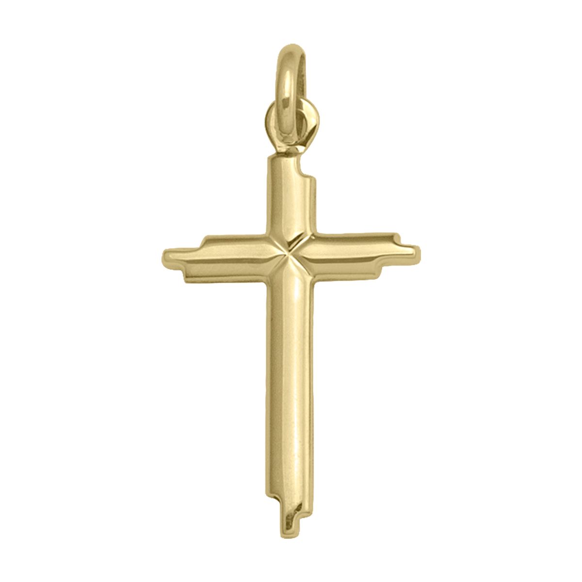 X0414, Gold Cross, Convex Design