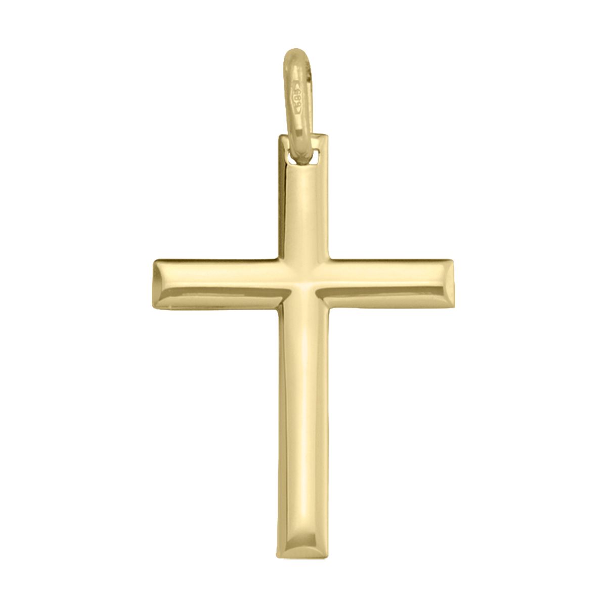 X0416, Gold Cross, Plain Design