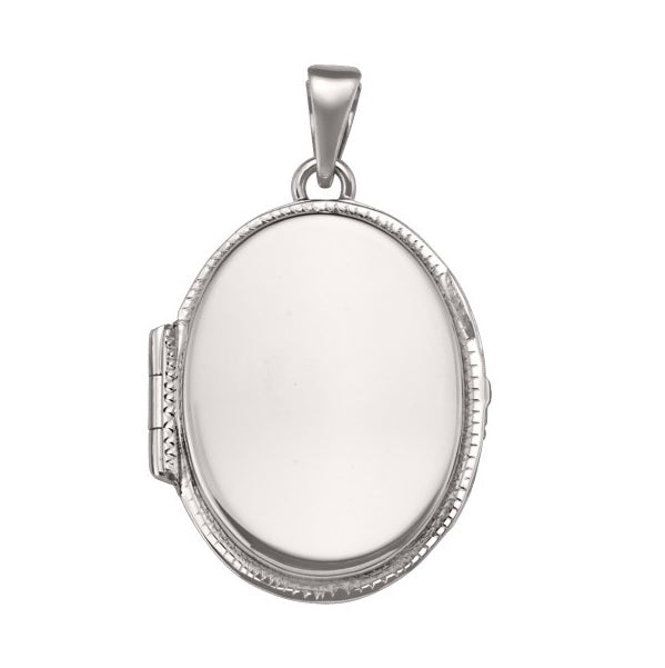 PL0104, Gold Locket, Oval Shape, Plain