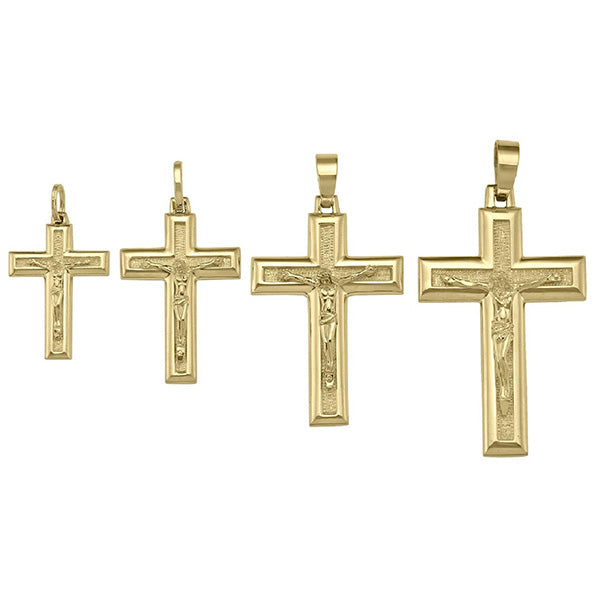 X0109, Gold Crucifix Cross