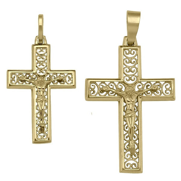 X0110, Gold Crucifix Cross