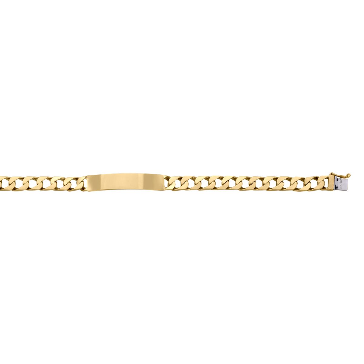 B0204, Gold Bracelet, Engravable ID, Yellow or White Gold
