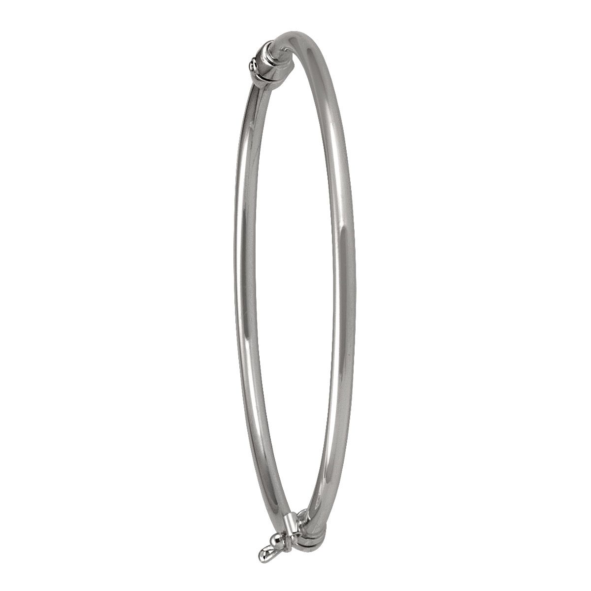 BBG0102, Gold Bangle, Baby Hinged Bangle, Yellow or White Gold
