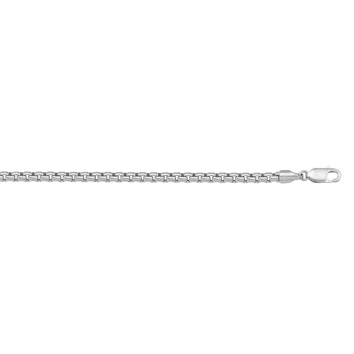 CBX02, Gold Chain, Hollow Box, White Gold