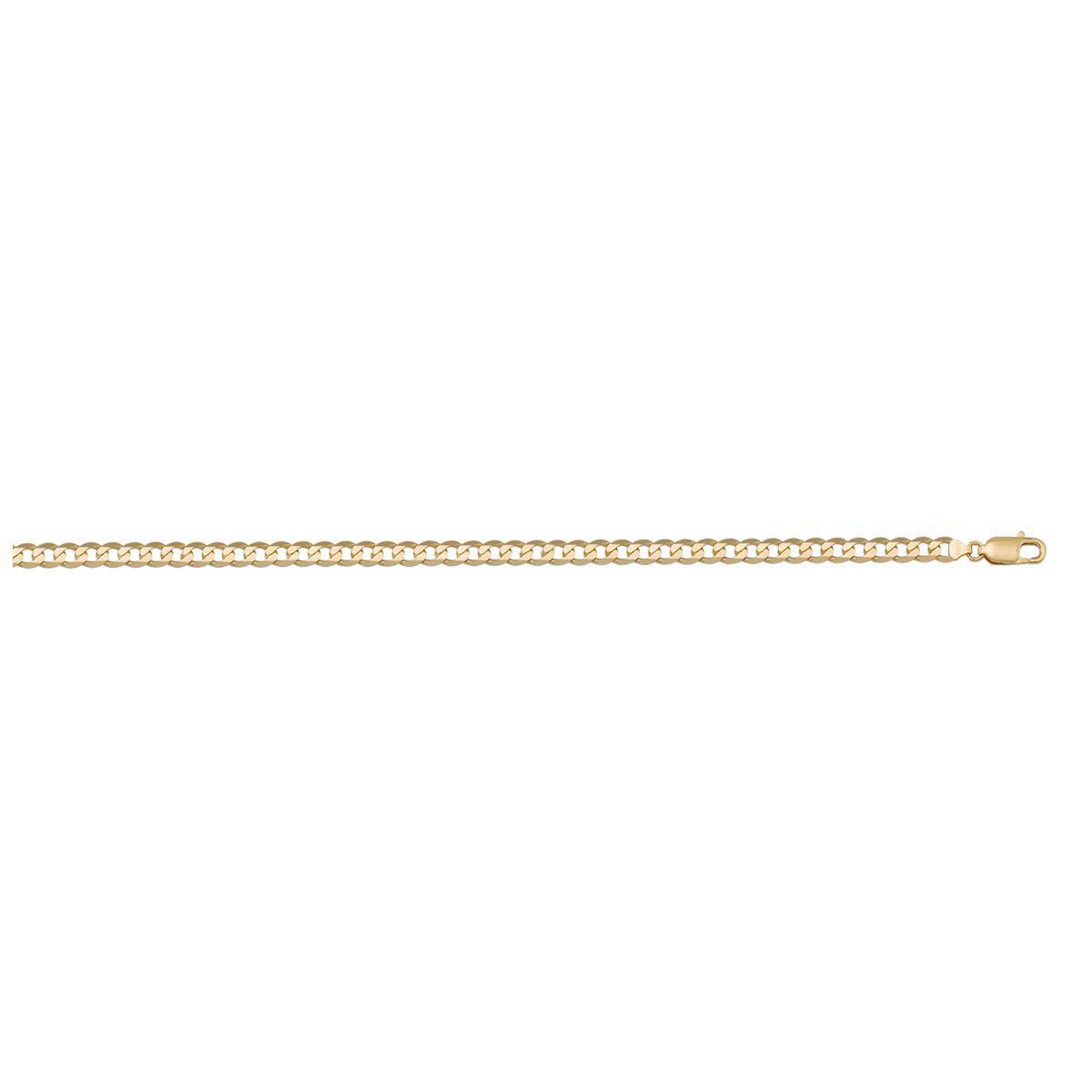 CCRB04, Gold Chain, Open Curb, Yellow Gold