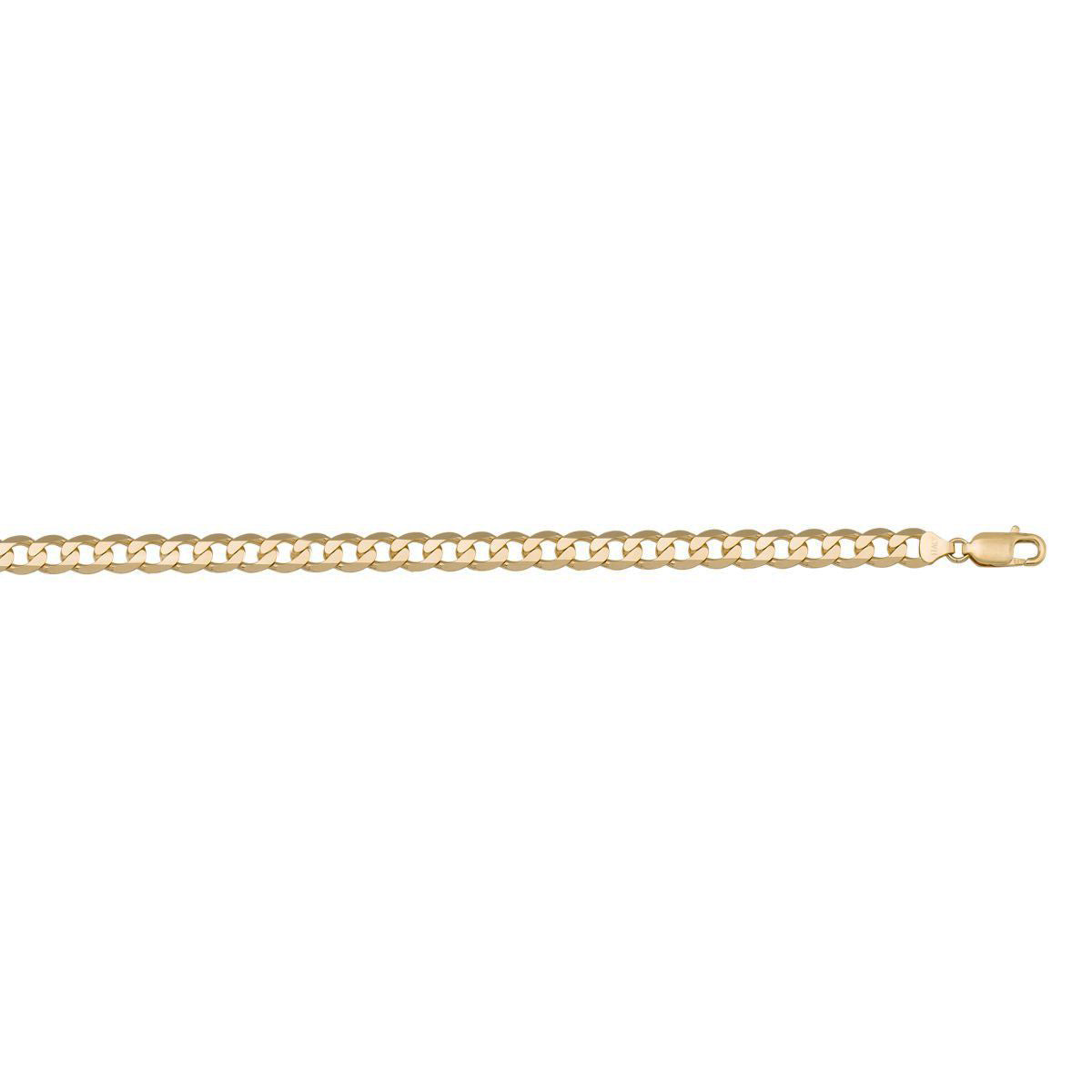 CCRB04, Gold Chain, Open Curb, Yellow Gold