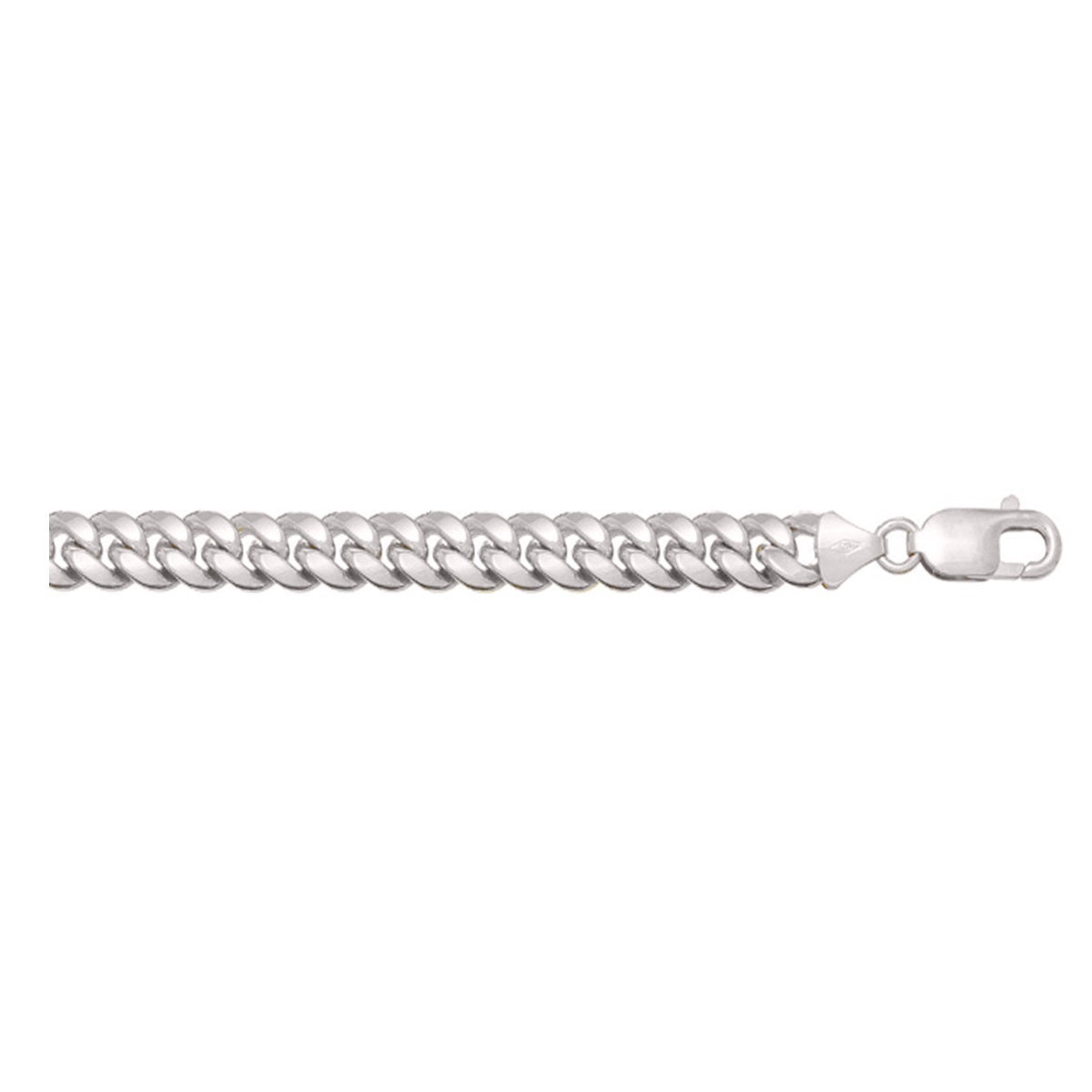 CDCUB01, Gold Bracelet, Domed Cuban, Yellow or White Gold