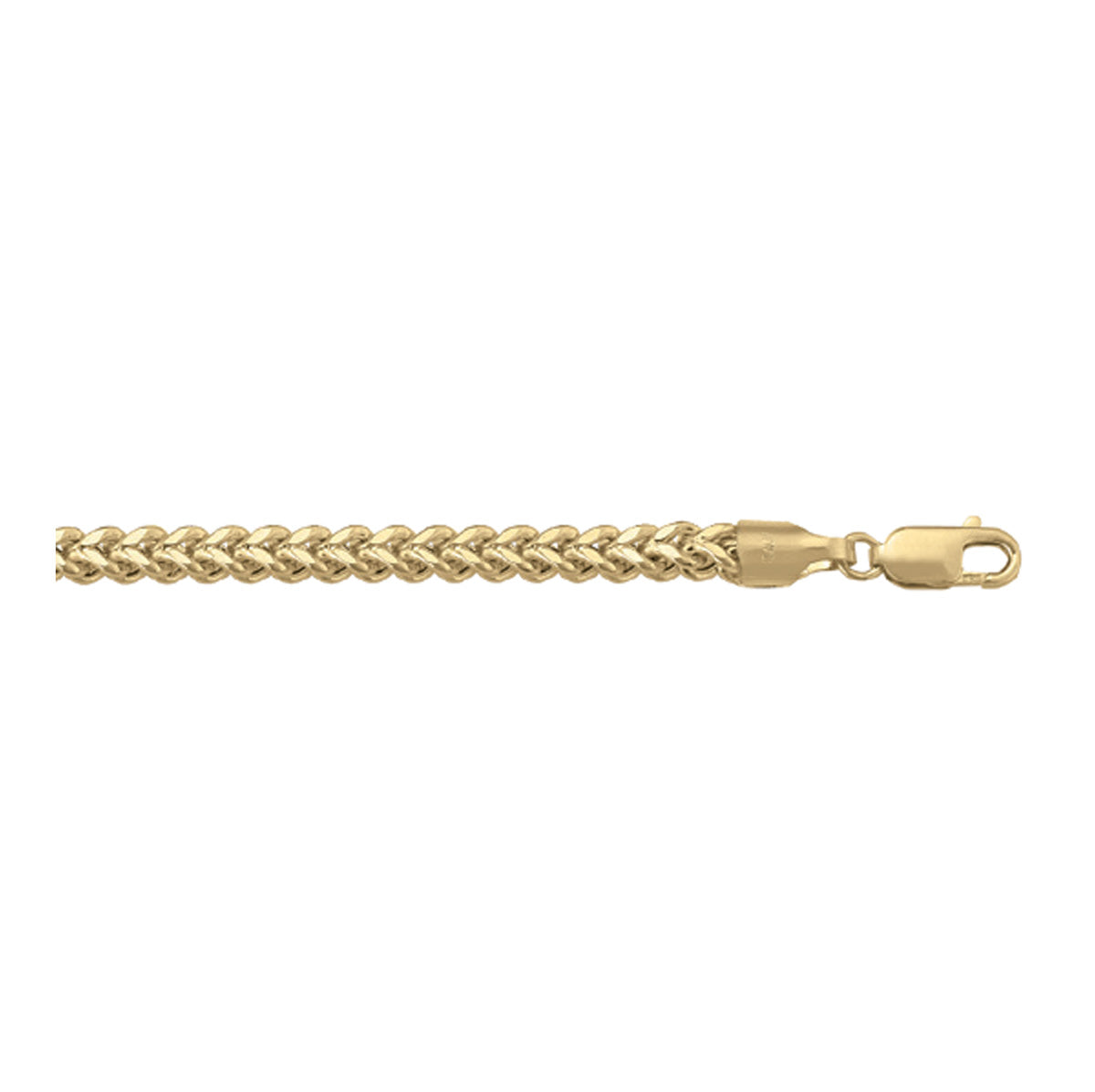 CFRA02, Gold Chain, Hollow Franco, Yellow Gold
