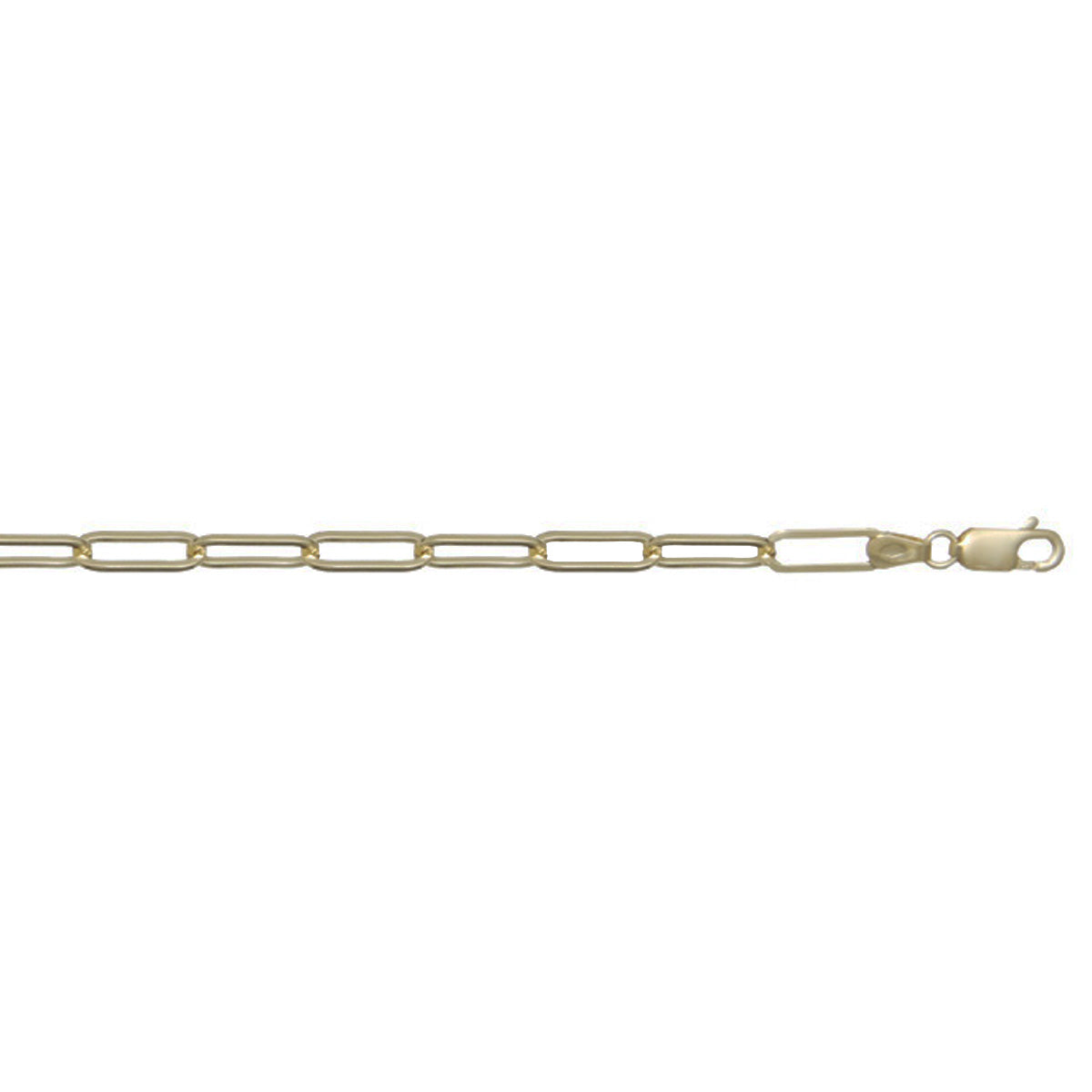 CPCLP01, Gold Bracelet, Paper Clip, Yellow Gold