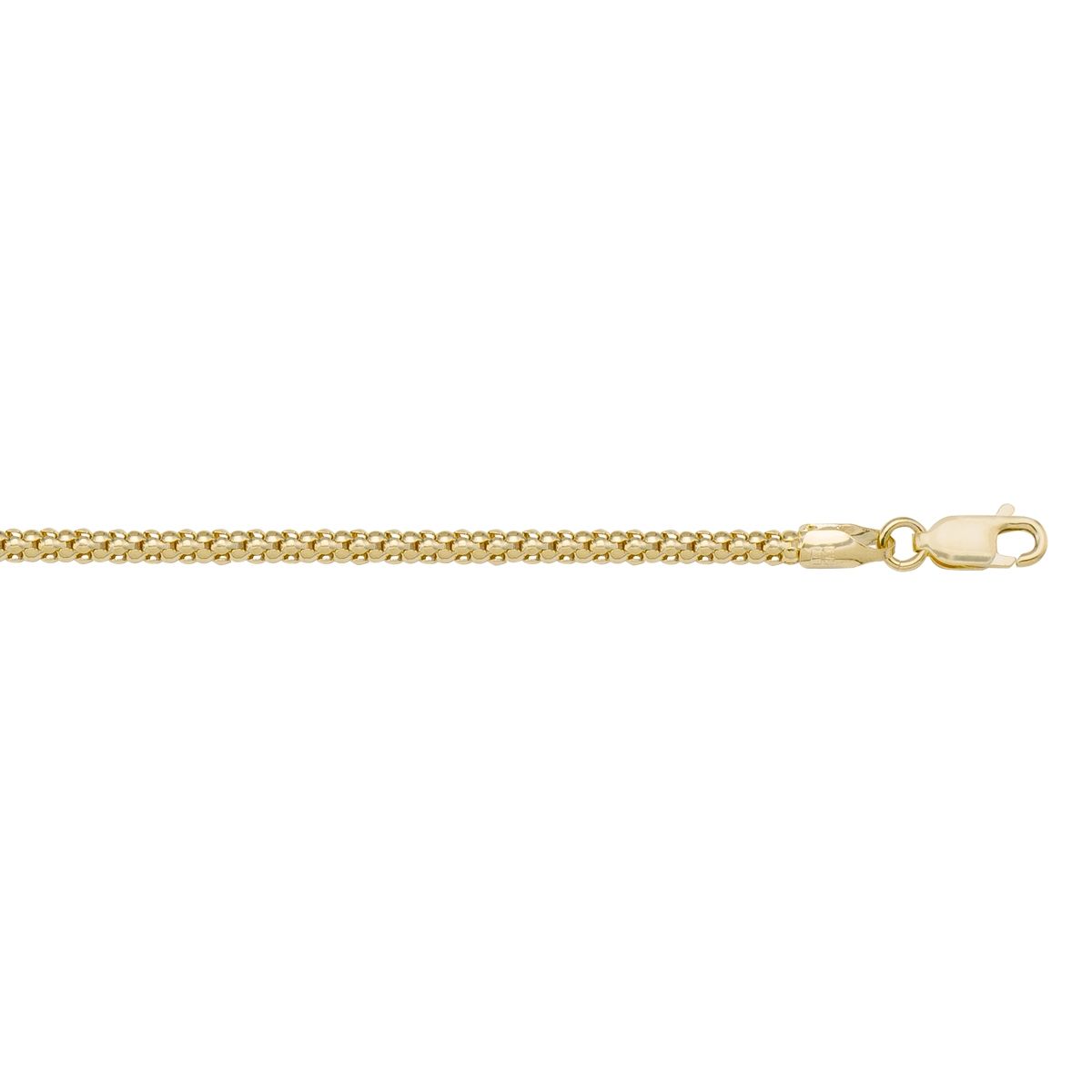 CPOP01, Gold Chain, Popcorn, Yellow Gold