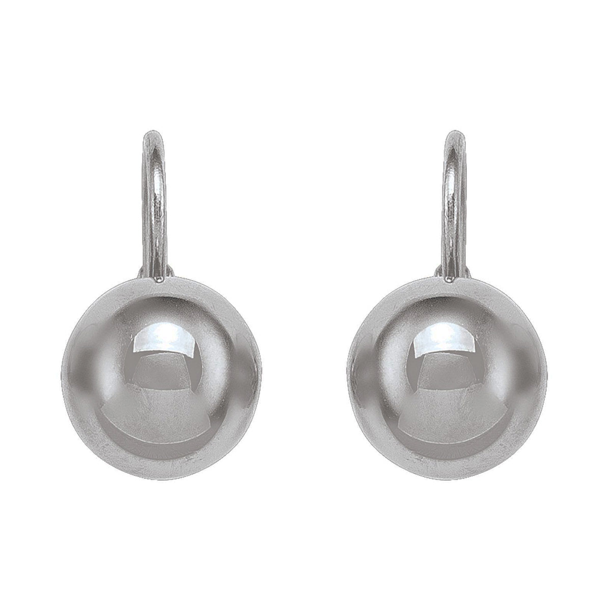 ED0103, Gold Earrings, Ball, French Back