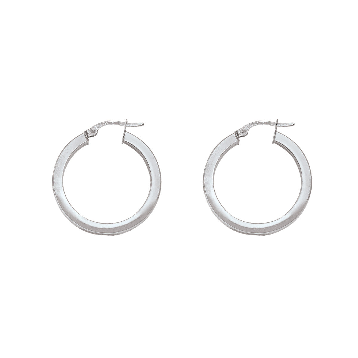 EH0102, Gold Earrings, Hoops, 2.5 mm Tubing