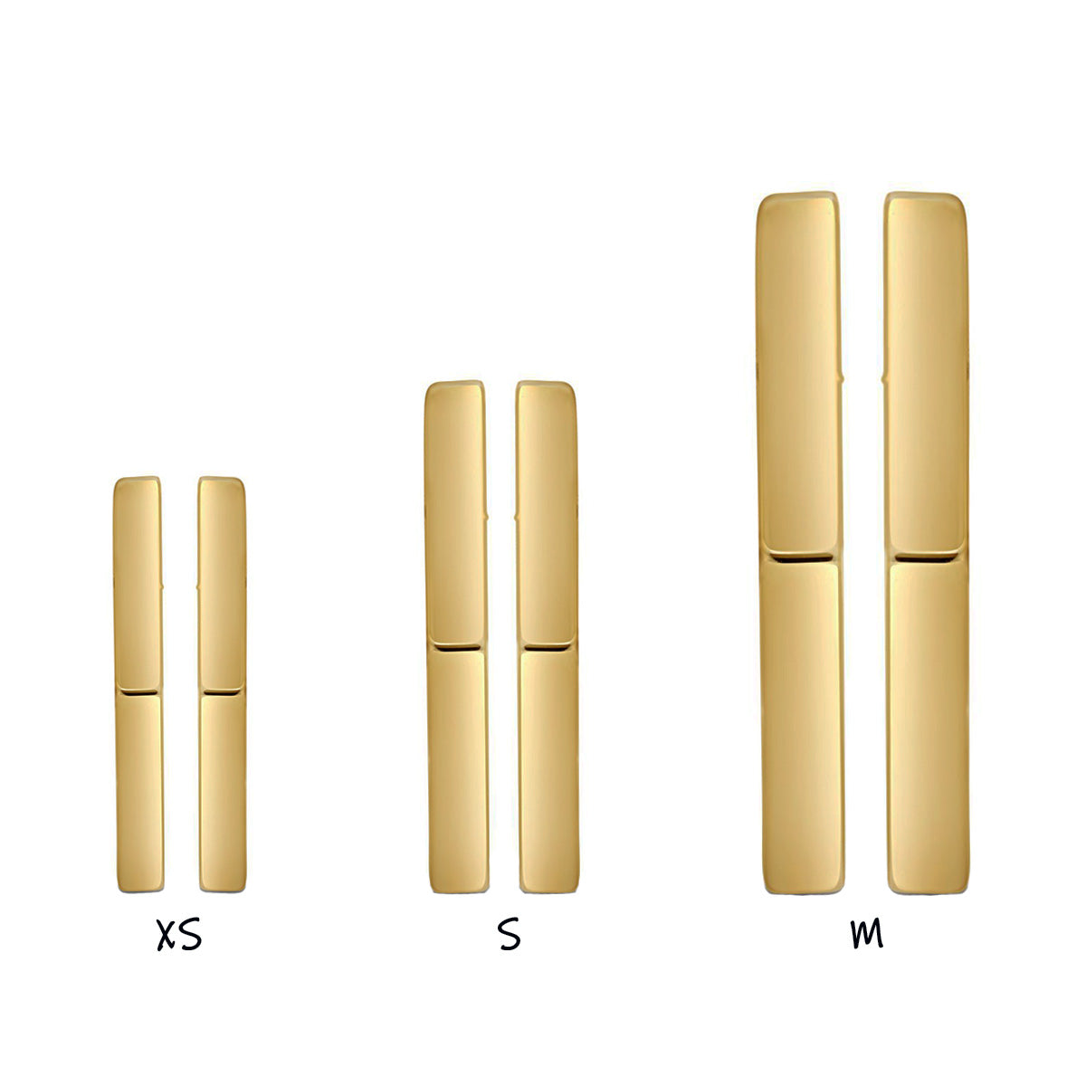 EHG0212, Gold Earrings, Huggies