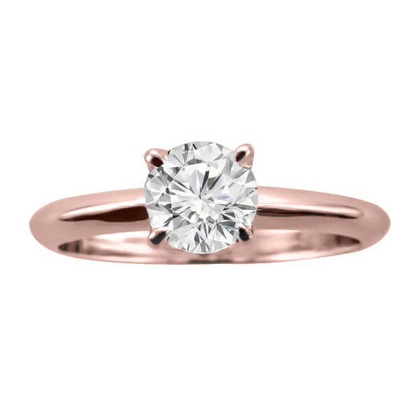 ERS0108, Gold Solitaire Engagement Ring, Setting Only