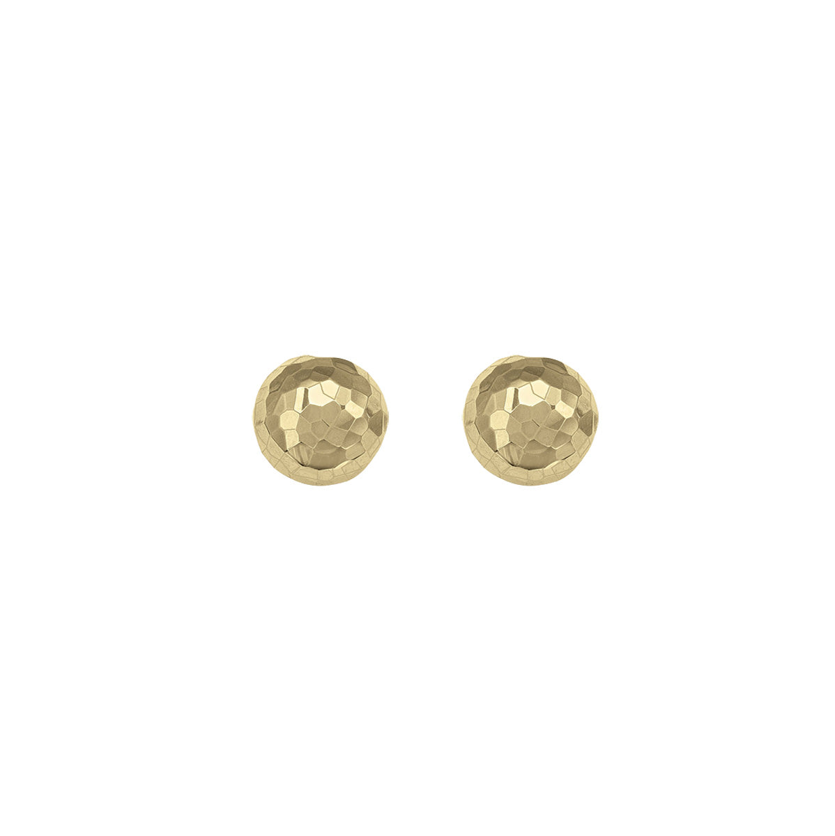 ES0114, Gold Earrings, Studs, Balls
