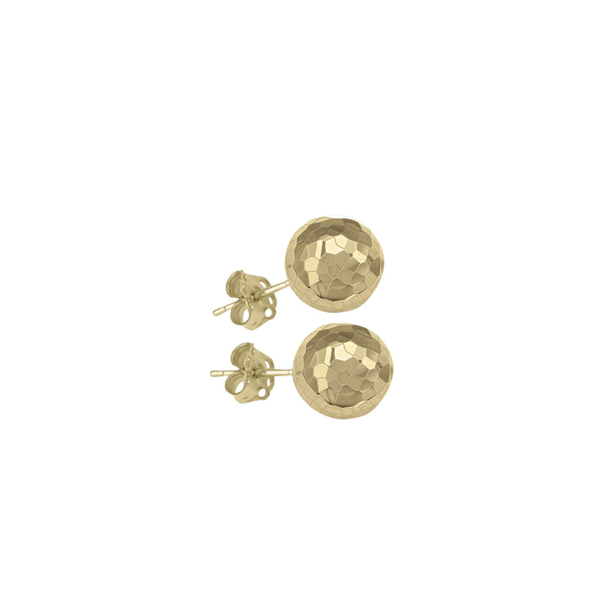 ES0114, Gold Earrings, Studs, Balls