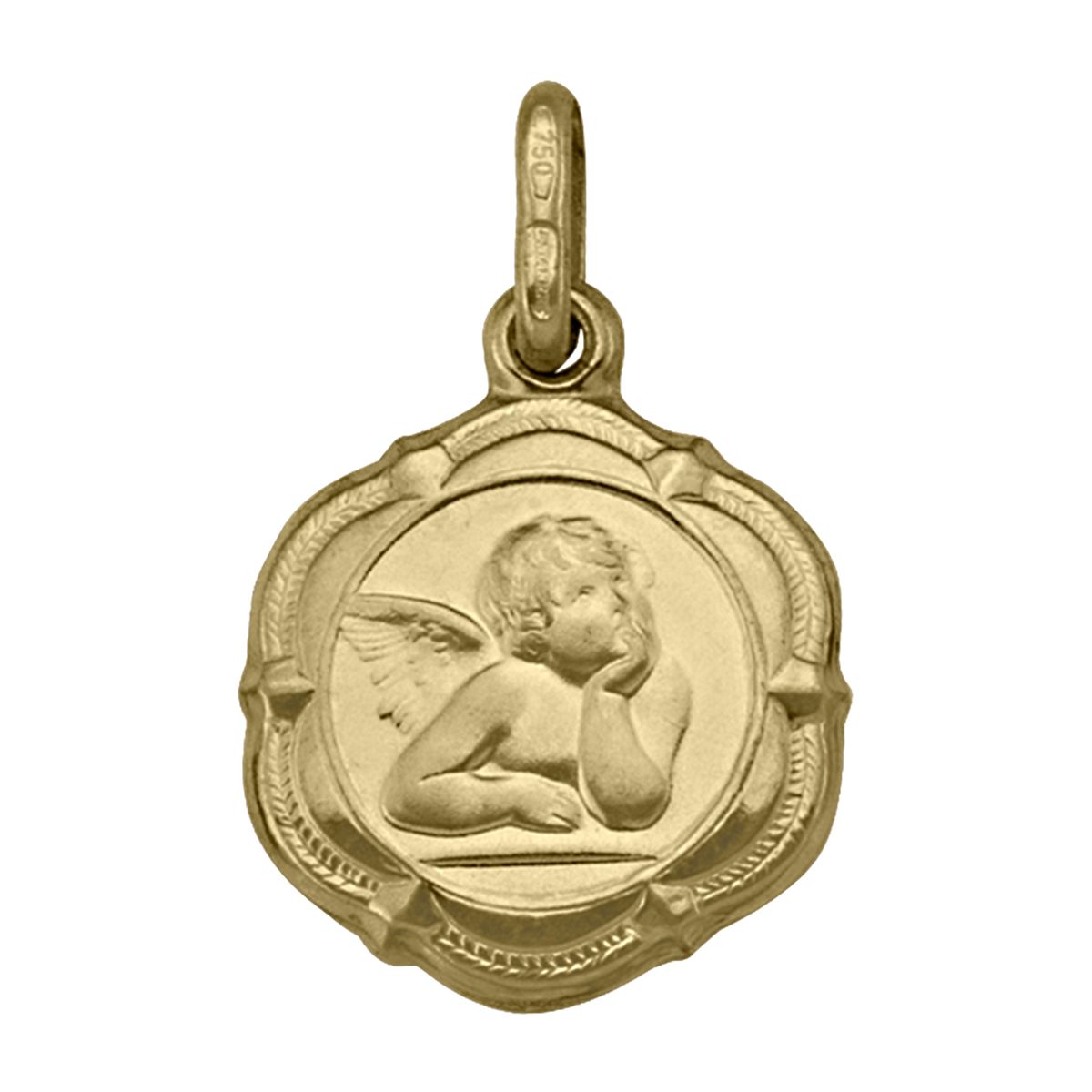 PAN0103, Gold Pendant, Angel