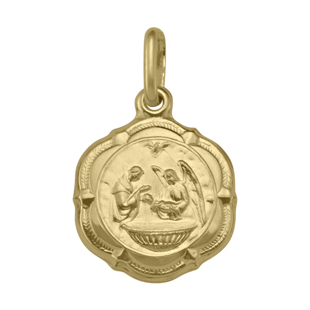 PB0103, Gold Pendant, Baptism