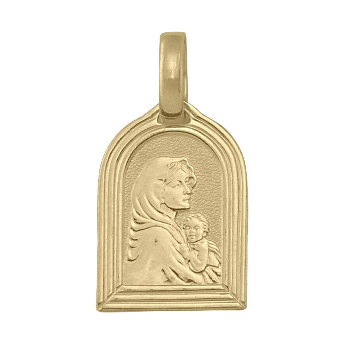 PMA0205, Gold Pendant, Madonna