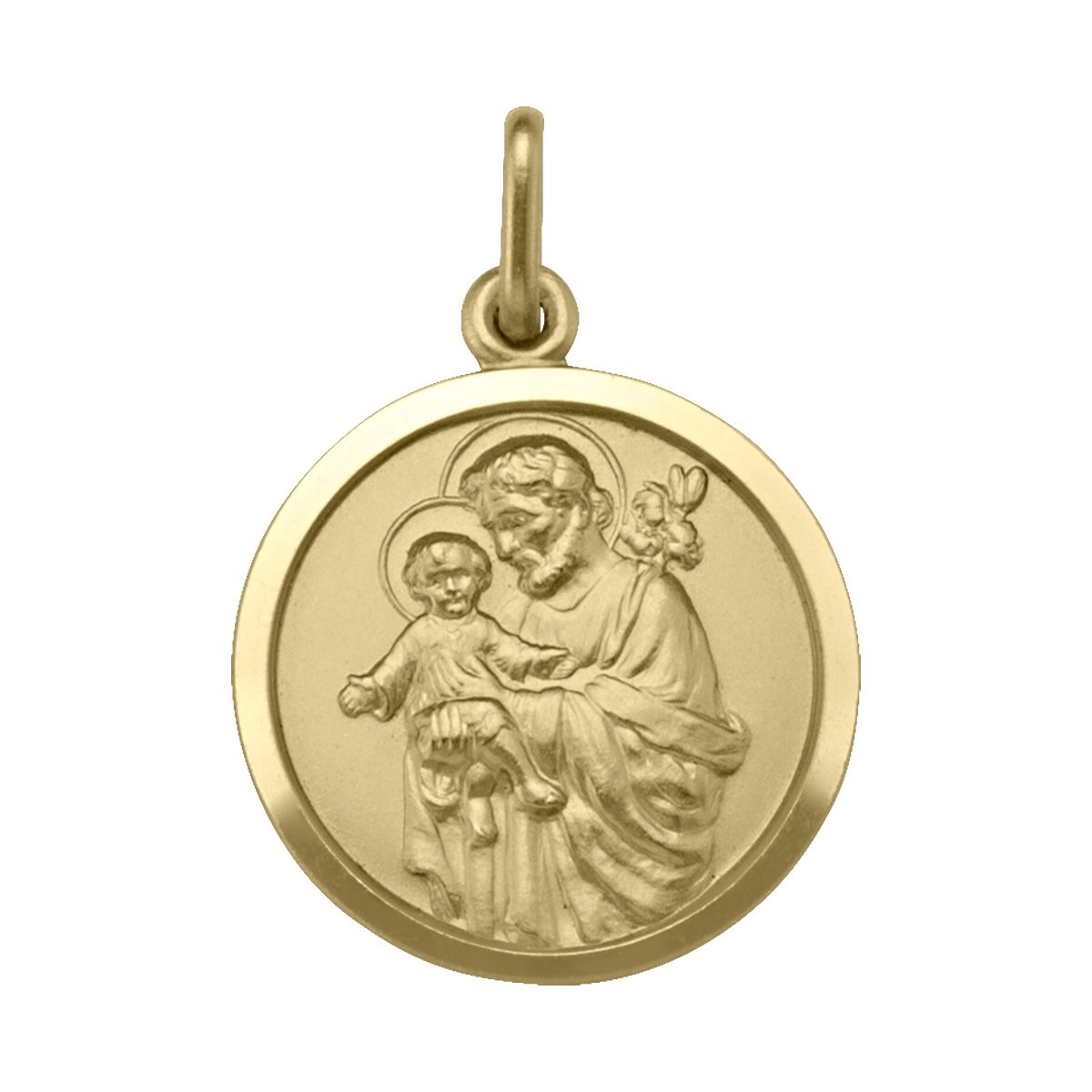 PST0306, Gold Pendant, St. Joseph
