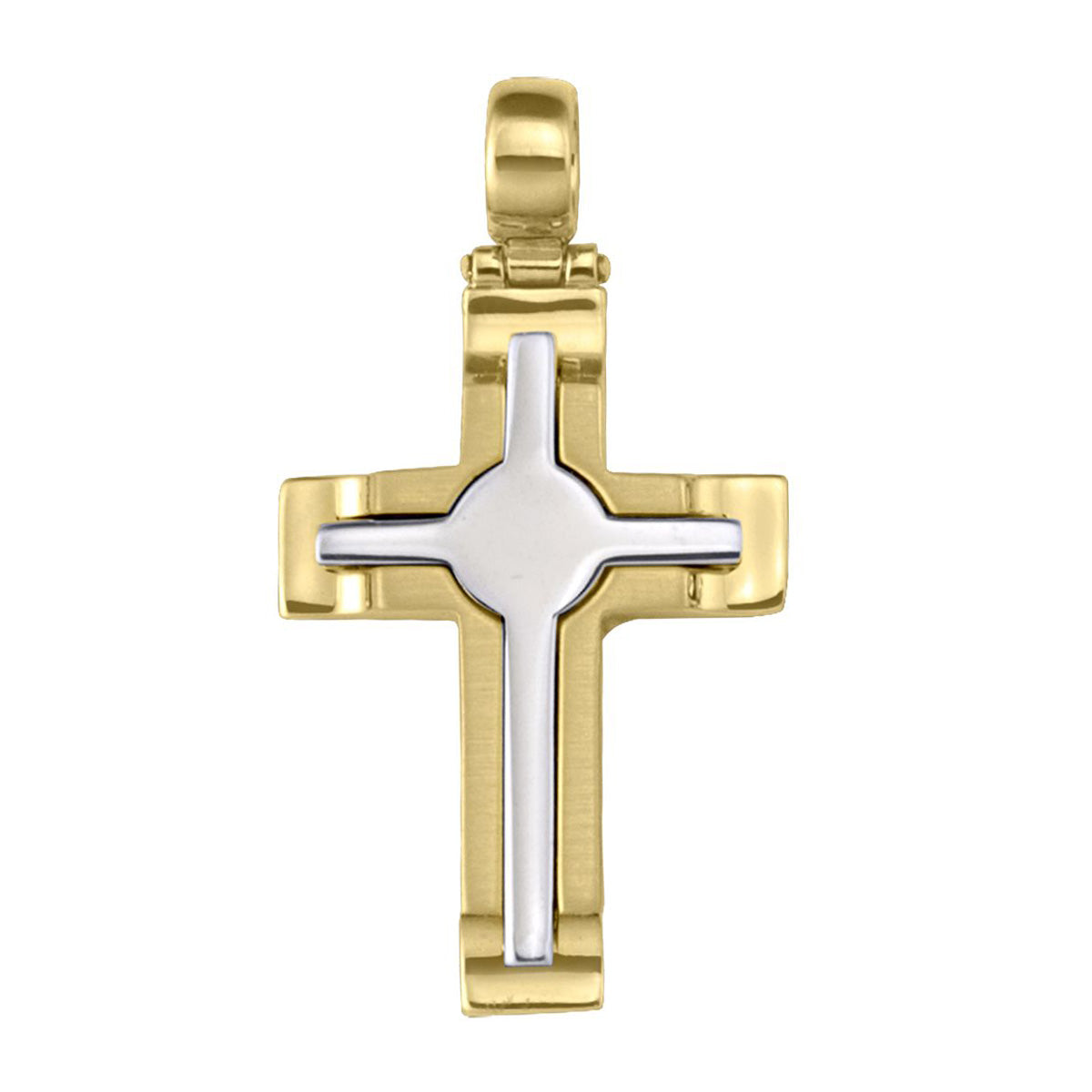 X0314, Gold Cross, Modern Design