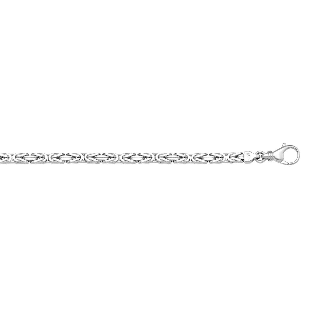 CBYZ01, Gold Chain, Byzantine, White Gold